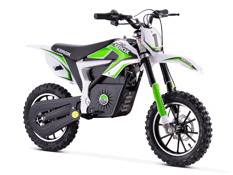 Pocket bike E-Mico Vert